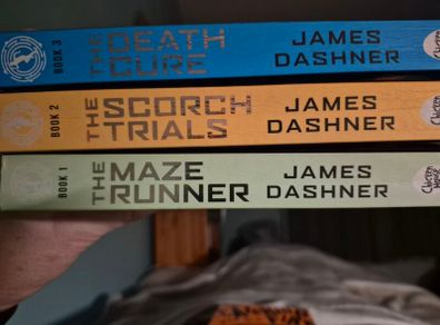 The Maze Runner. The Scorch Trials. The Death Cure