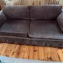 Feather And Down Two Seater Couch And Armchair Image 5
