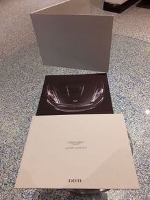 Aston Martin sales brochure.