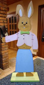 Tall, Thin, Timber Rabbit (nice Condition).