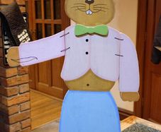 Tall, Thin, Timber Rabbit (nice Condition).