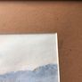 Framed Watercolor Pheasant in the Snow Image 6