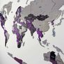 3D Premium Wooden World Map with Country Borders Country Names Capital Names US and Canada Borders and Names World Biggest City Names World Biggest Rivers World Biggest lakes World Main Roads 3D Map Effect Image 10