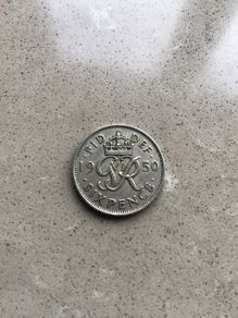 Old English Sixpence 1950