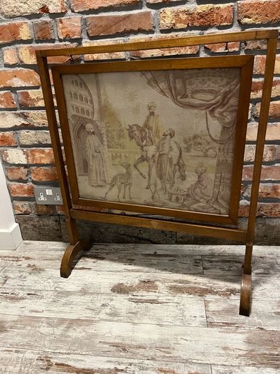 vintage fire screen
