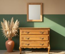 FLASH SALE ! Was 395 now 320 ! Charming Vintage French Provincial Chest of Drawers