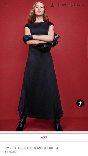 Zara Fitted Knit Dress