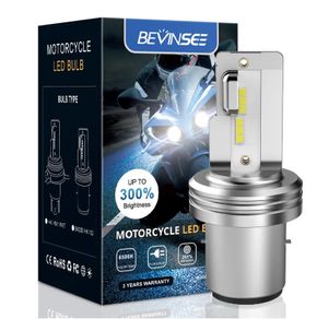 H4 HS1 LED Motorcycle Headlight Bulbs 12V 1500LM H4 LED Moto Lights Hi Lo Beam 6000K Lamp For Yamaha Kawasaki Suzuki