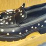 Black Studded Chunky Loafers  /School shoes Image 2