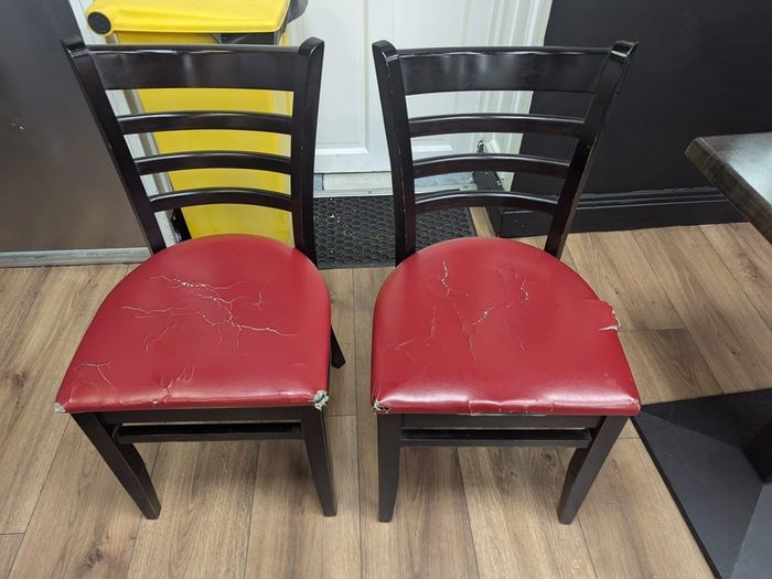 24 restaurant chairs