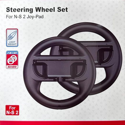 Nintendo Switch 2 Steering Wheel Set, 2 Pack, Brand New