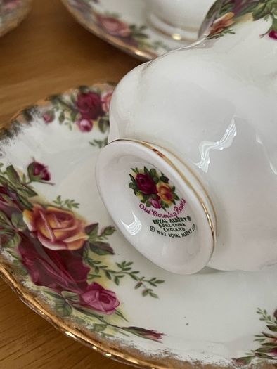 Royal Albert "Old Country Roses" Coffee Cups and Saucers