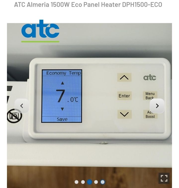Heater Almeria 1500w Eco Panel Heater Dph1500 Eco Atc Used About 3 Months 7  Pieces Available Like New For Sale in Rathmines, Dublin from David009