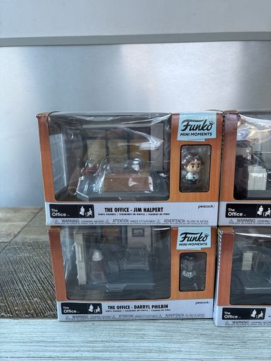 funko mini moments the office Pam Jim Darryl and Dwight