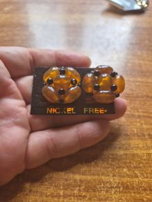 Vintage Adrien Mann Nickel Free Earrings