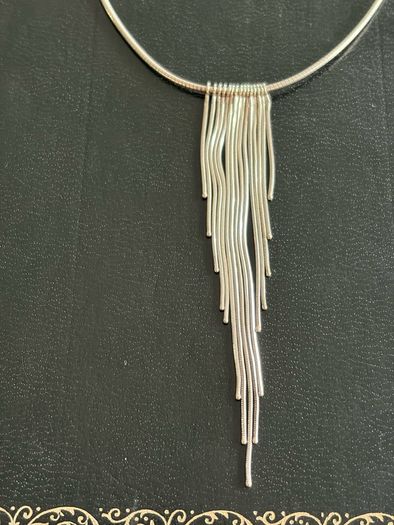 silver necklace