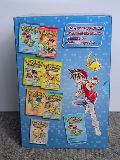 pokemon adventures manga: red and blue box set, gold and silver full set, ruby and sapphire full set