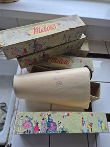 5 Antique Meloto standard piano rolls