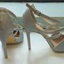 New Look - Strappy Silver Glitter Heels - Size 6 [UK] Image 3