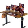 Electric Standing Desk Height Adjustable 120 x 60cm, Sit Stand Desk with 4 Memory Smart Pannel for Home Office with Splice Board Image 10