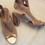Malien Rose Gold Block Heel Sandals  - UK 7 Image 2