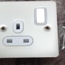 Flat Plate Single Socket / Satin Finish Image 5