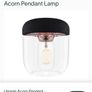 Acorn Pendant Lampshade copper finish Brand new Image 5