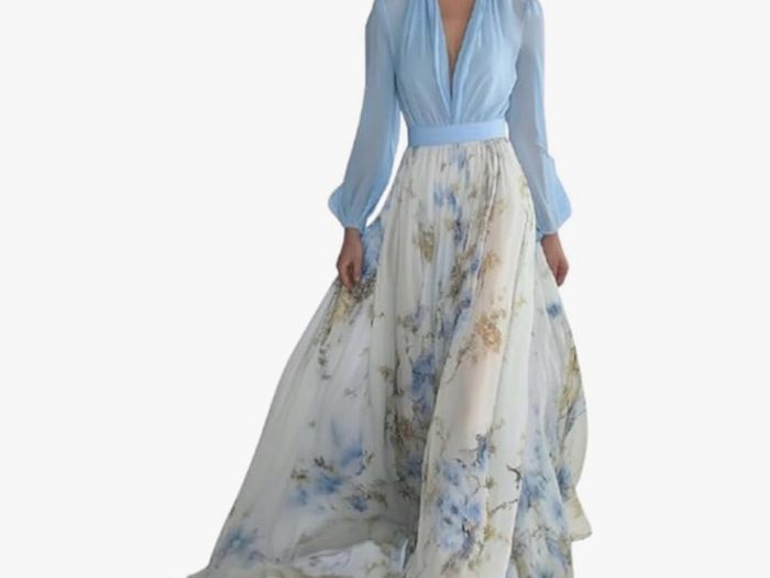 Women's Summer Dress Boho Maxi Dresses S & M