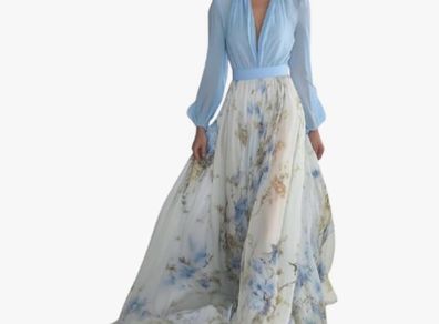 Women's Summer Dress Boho Maxi Dresses S & M