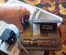 Vintage Onwa Micro Cassette Telephone