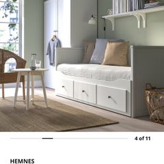 Ikea Hemnes Day Bed with 2 mattresses