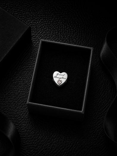 Vintage Signed Pandora 925 Sterling Silver Grand Daughter Charm