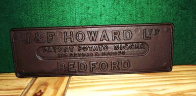 Agricultural Cast Iron Signage