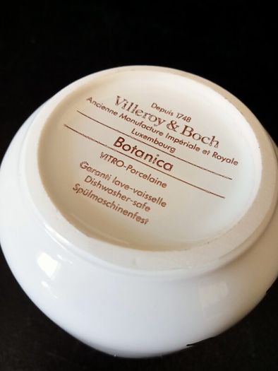 Villeroy & Boch Botanica Mustard Jar and Spoon