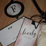 Initial F Cosmetic Bag Image 2