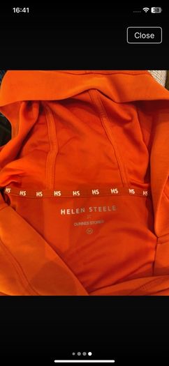 Helen Steele orange hoody - suit 10-12