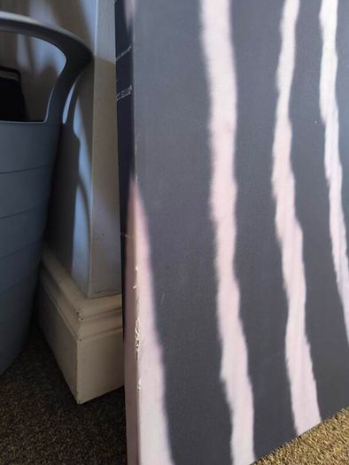 zebra large canvas picture decor