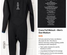 Men's Full Wetsuit (Crane) - Medium