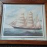 Framed pictures of old ships. Image 2