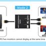 HDMI-Compatible Splitter 4K Switch KVM Bi-Direction 1x2/2x1 HDMI-compatible Switcher 2 in1 Out for PS4/3 TV Box Switcher Adapter Image 9