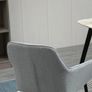 Mid-Century Dining Chairs Set of 2, Light Grey Image 7