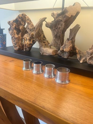 Silver Plated Salt Pots x4