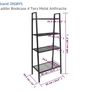 Shelf 4 Tiers Metal Ladder Image 3