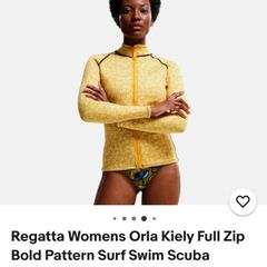 Orla Kiely Scuba Swimming top Size 6-8