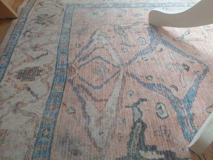 Soft Washable Multicolour Vintage Rug - Amelia. 160cm x 230cm,