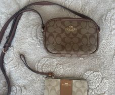 Coach bag and wallet