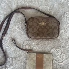 Coach bag and wallet