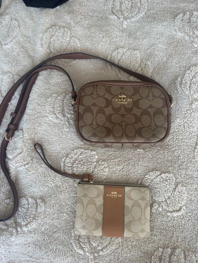 Coach bag and wallet