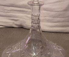 Tipperary cut glass ship's decanter