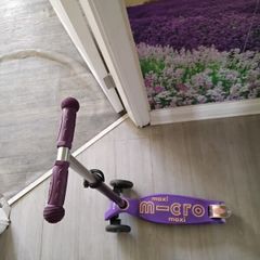 kids purple scooter